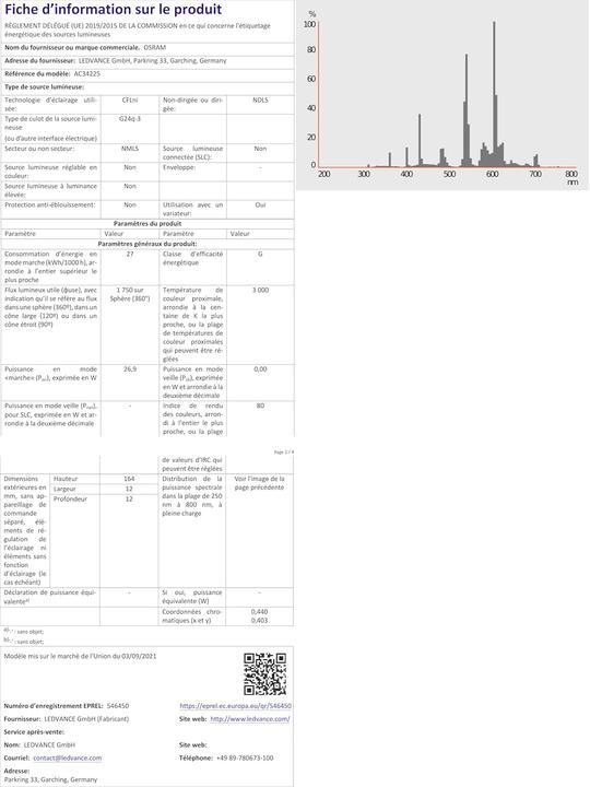 Produktbild Osram LED Spot Noxlite (430 lm, IP44)