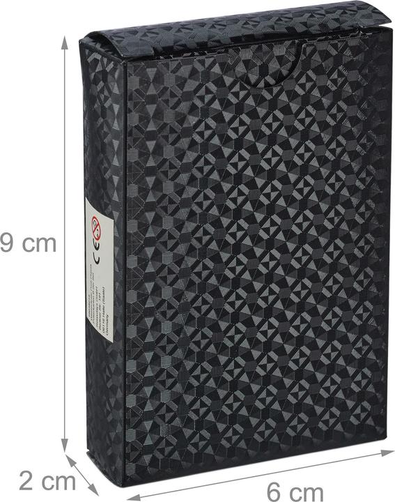 Actual product image Relaxdays Poker cards