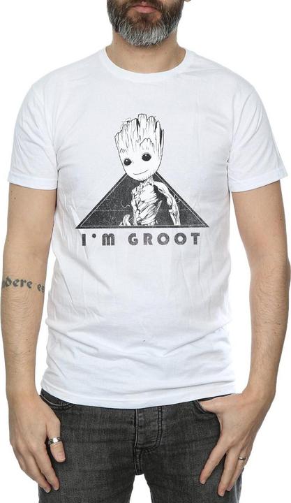Produktbild Guardians Of The Galaxy Vol. 2 Groot Mono Triangle TShirt (S)