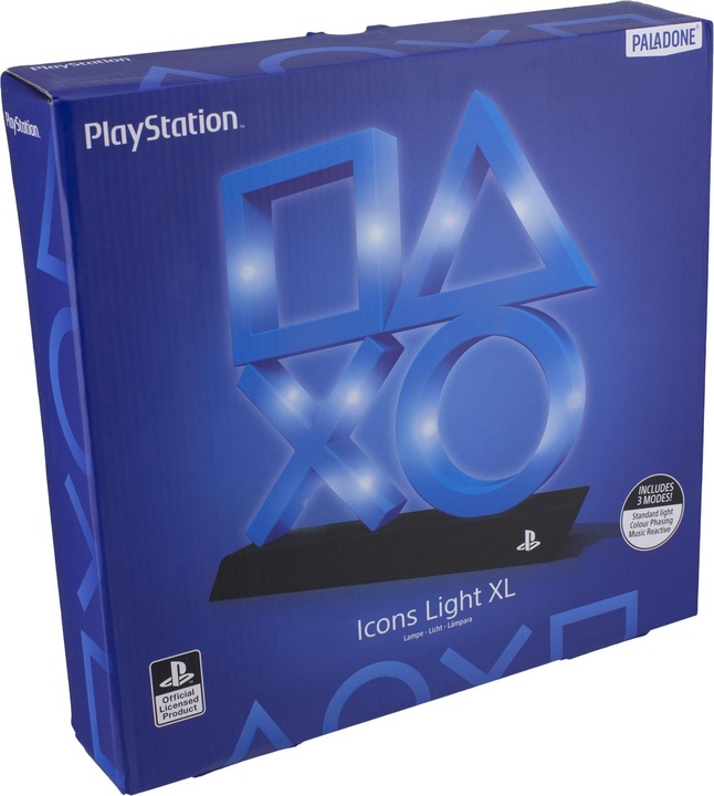 Produktbild Paladone Products PlayStation Icons XL Lampe (Blau) (PS5)