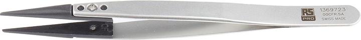 Image du produit RS PRO Plastic replaceable tip tweezers 130mm.
