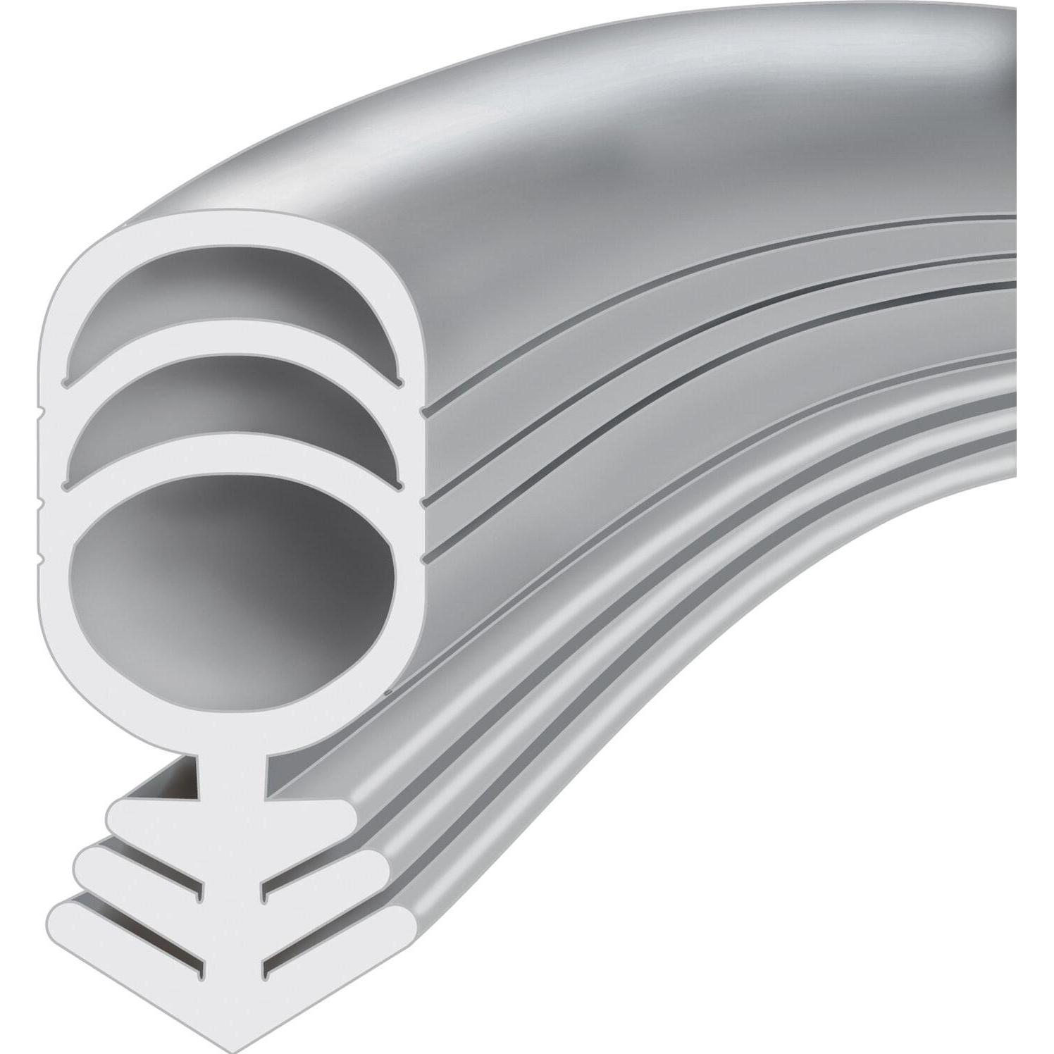 Ellen, Türdichtung, Renov.-dicht.Universeal Plus L.25m B.8mm z.Einziehen TPE blk schwarz