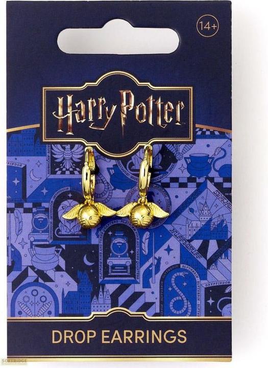 Produktbild Carat Harry Potter Goldene Schnatz goldfarbene Huggy-Ohrringe, Einheitsgrösse, Zink, Kein Edelstein (93% Zink + 3% Kupfer + 4% Aluminium)