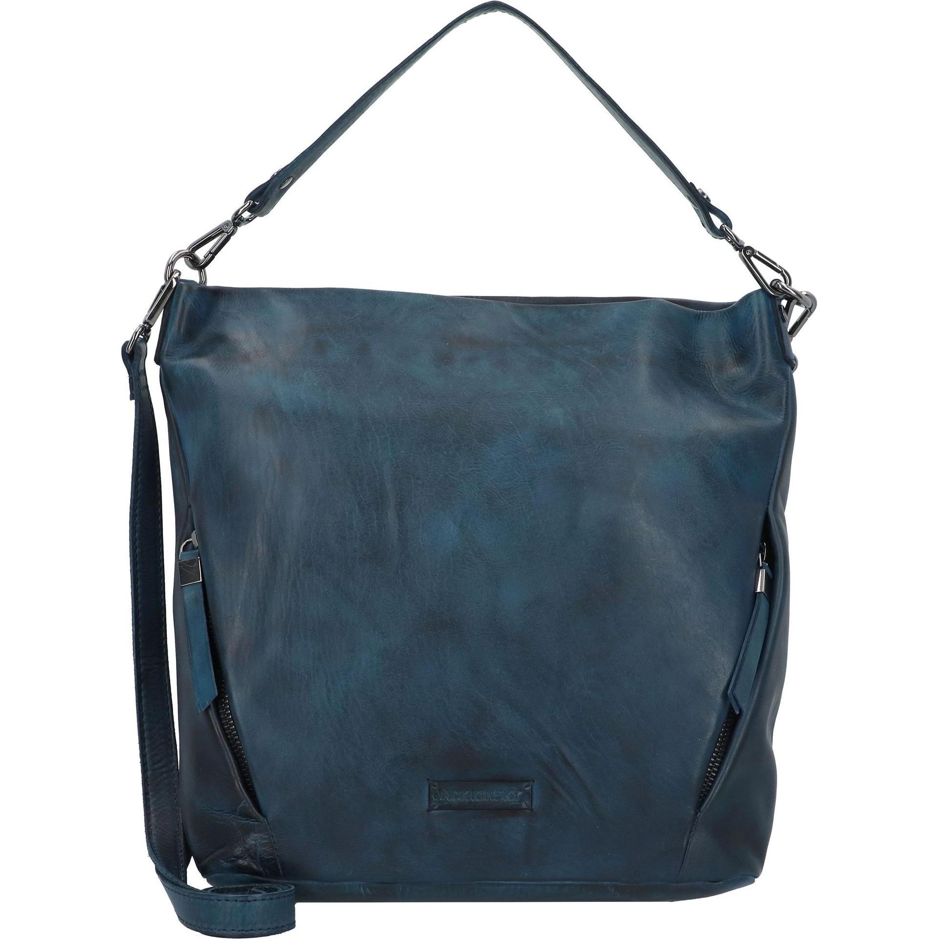 Jack kinsky, Handtasche, Beutel, 2 Griffe, Blau