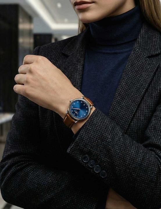 Produktbild Iron Annie Sehen Sie sich die Quarzuhr Zeppelin New Captain's Line 8643-3 an (Analoguhr, 36 mm)