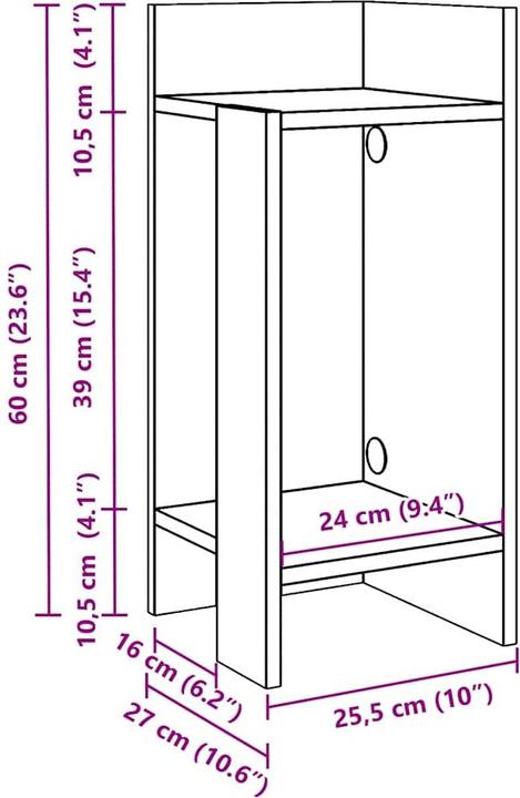 Image du produit vidaXL Beistelltisch