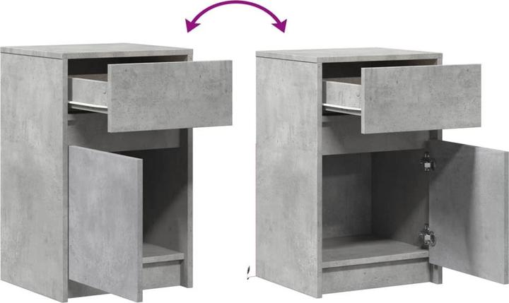 Actual product image vidaXL Nachttisch (38 x 34 x 61 cm)