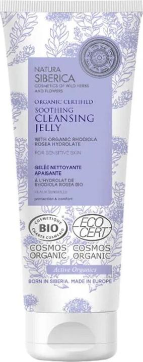 Actual product image Natura Siberica Organic certified soothing cleansing gel for sensitive skin, 140 ml (Cleansing Foam, 140 ml)