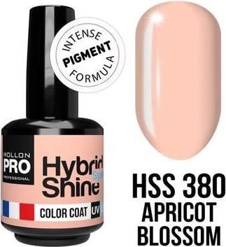 Produktbild Mollon Pro Mol Hybrid Shine No. 380 Apricot Blossom - Semi-Permanent Nail Polish (Apricot Blossom)