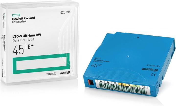 Immagine prodotto HPE Cartuccia dati LTO-9 Ultrium / RW (LTO-9 Ultrium, 18000 GB)