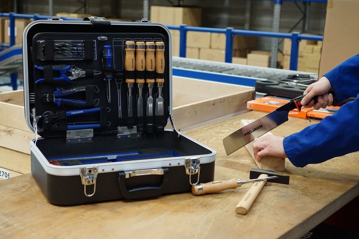 Actual product image Projahn Proficraft Toolbox CLEANER with contents 92 parts 2 drawers 8684 (92 pieces)