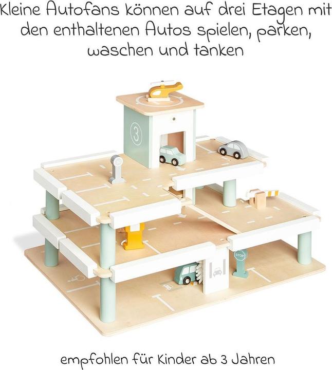 Produktbild Pinolino Parkhaus 'Kurt' mit Zubehör