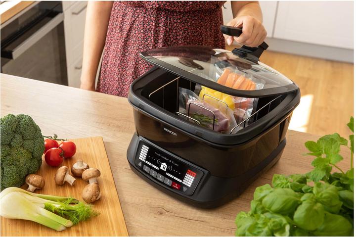 Produktbild Sencor Multifunktions-Topffritteuse 4,8 l, 1800 W SFR9300BK