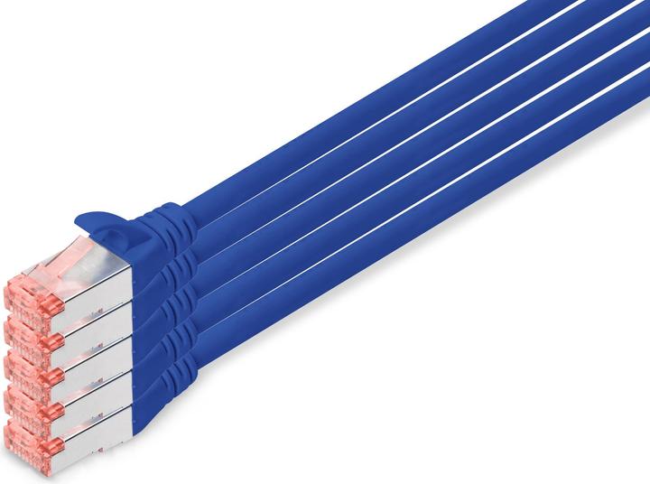 Immagine prodotto Digitus Cavo adattatore CAT5e S-FTP, 10m, blu (S/FTP, CAT6, 10 m)