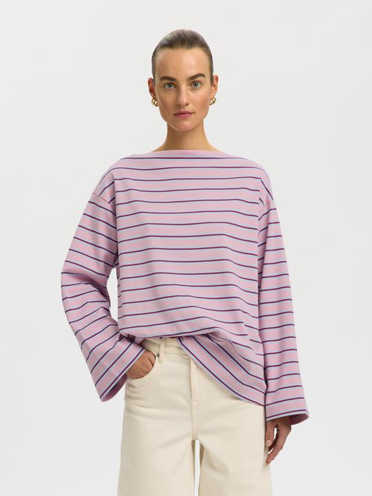 Immagine prodotto Selected U-Boot-Ausschnitt Oberteil mit langen Ärmeln (L)