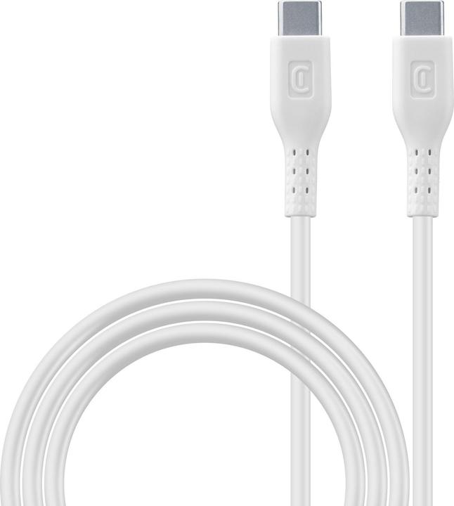 Image du produit Cellularline USB cable 5A - USB-C to USB-C (1 m, USB 3.2 Gen 1, 45 W)