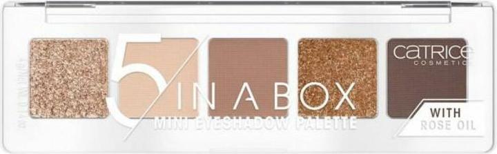 Actual product image Catrice 5 In A Box Mini Eyeshadow Palette 020 (Soft Rose Look)