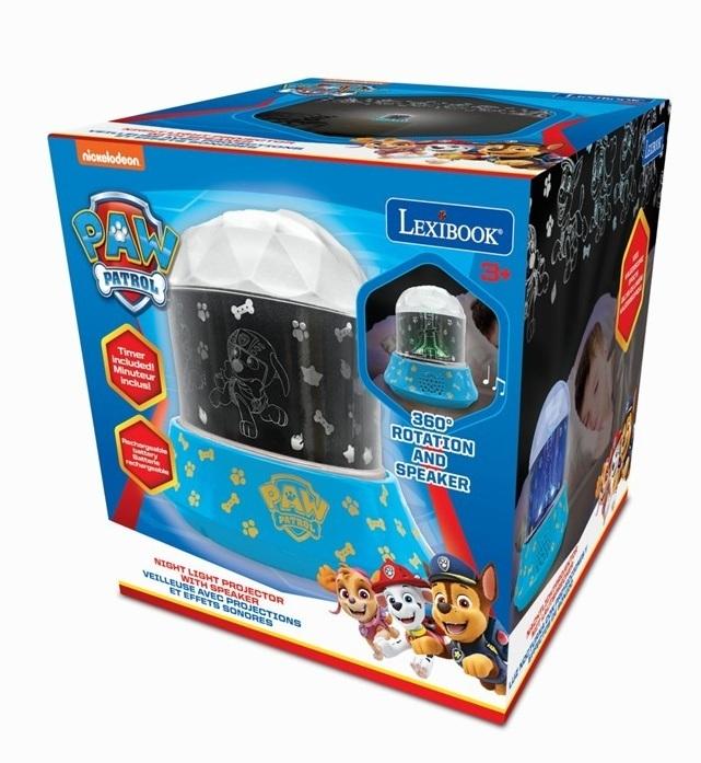 Actual product image Paw Patrol Night light projector with loudspeaker