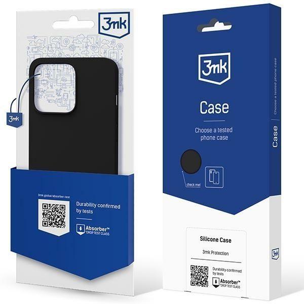 Produktbild 3MK iPhone 14 Hülle aus der Silicone Case Serie - Schwarz (Apple iPhone 14)