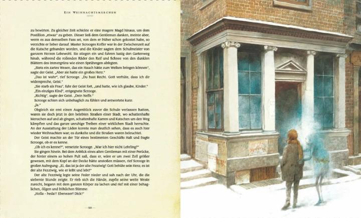 Produktbild Eine Weihnachtsgeschichte (Deutsch, Charles Dickens, Gundula Müller-Wallraf, Robert Ingpen, 2017)