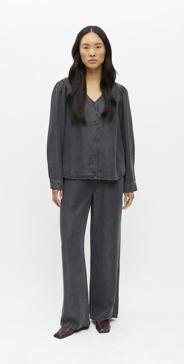 Image du produit Object Geknöpftes V-Ausschnitt Bluse (XL)