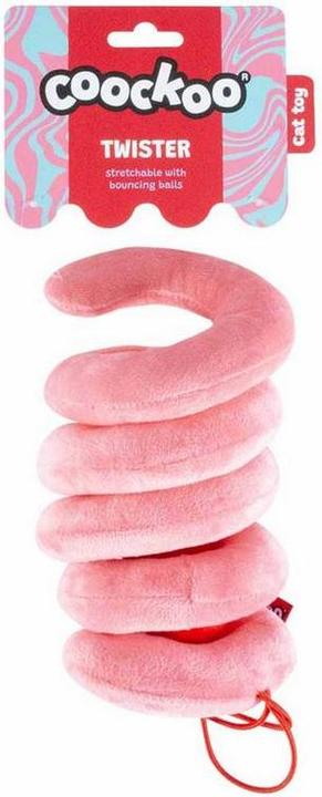 Productafbeelding Coockoo Katzenspielzeug Twister (Pluche speelgoed kat)