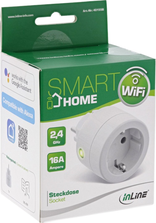 Actual product image InLine SmartHome socket II