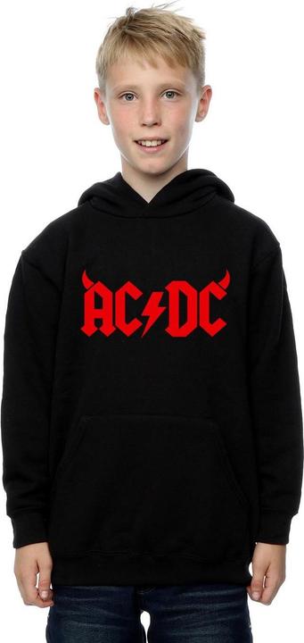 Produktbild AC/DC Horns Logo Kapuzenpullover Jungen (116)