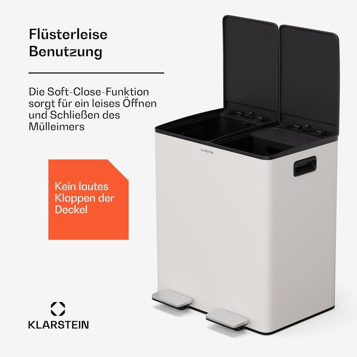 Immagine prodotto Klarstein EcoVista Mülleimer (43 l)