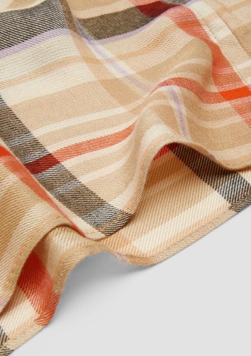 Immagine prodotto s.Oliver Snood Karierter Loop-Schal aus Viskosemix