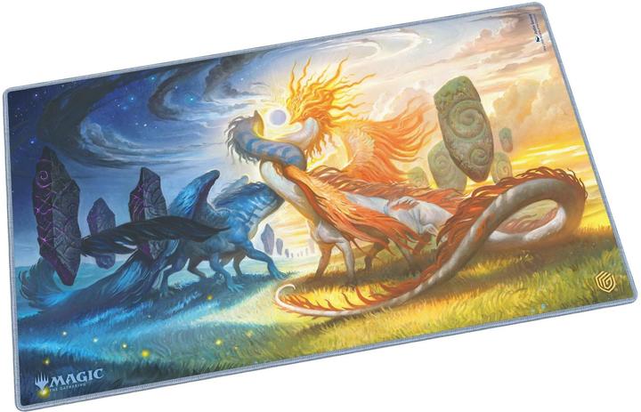 Blue, multicolour, Yellow