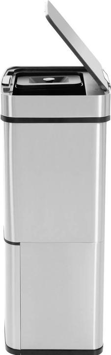 Produktbild Hailo Öko Vario XL, Design-Sensor-Mülltrenner, 25 + 25 + 4 ltr, Edelstahl Anti-Fingerprint (50 l)