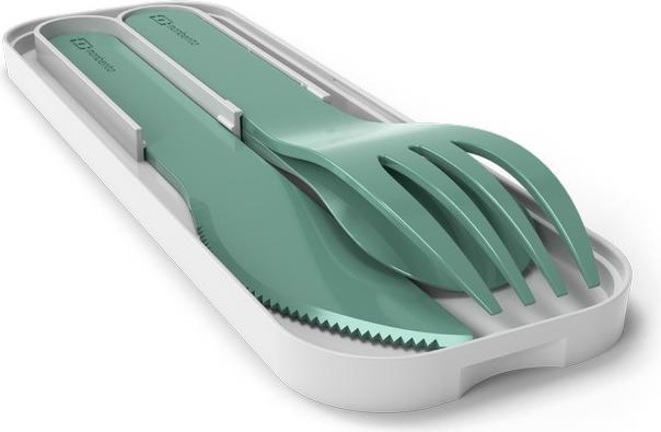 Produktbild Monbento Pocket Color Reisebesteck, Green Forest