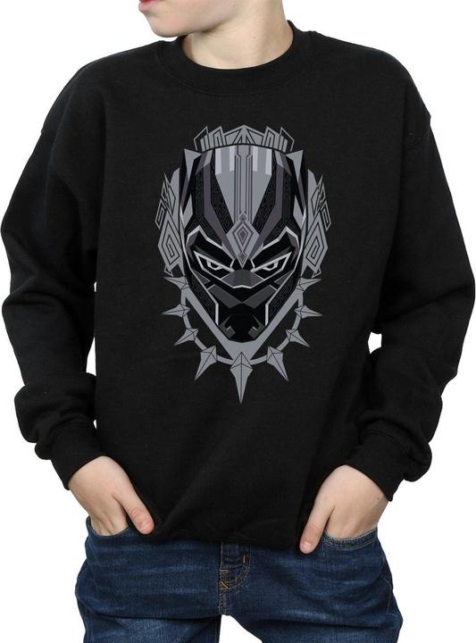 Produktbild Black Panther Head Sweatshirt Jungen (140, 146)