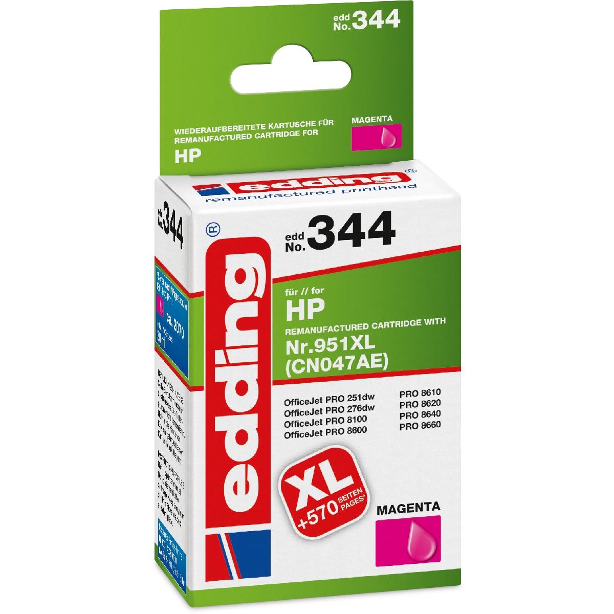 Edding, Druckerpatrone, Tinte ers.HP Nr.951xl (M)
