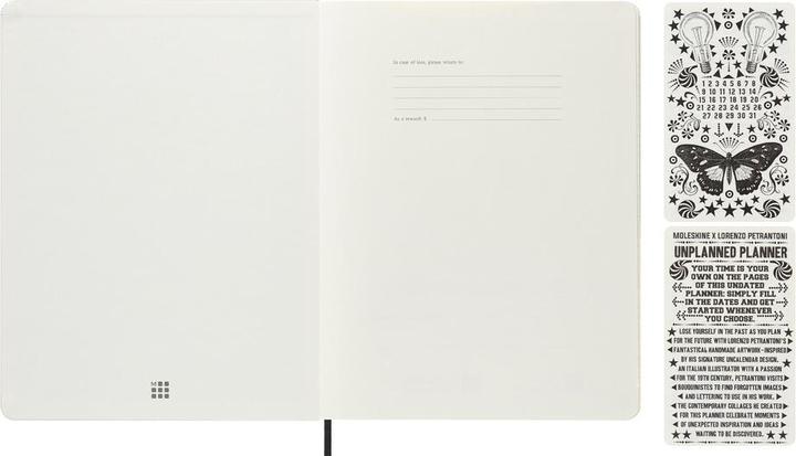 Actual product image Moleskine Calendar Lor.Petrantoni XL (25 x 19 cm, English)