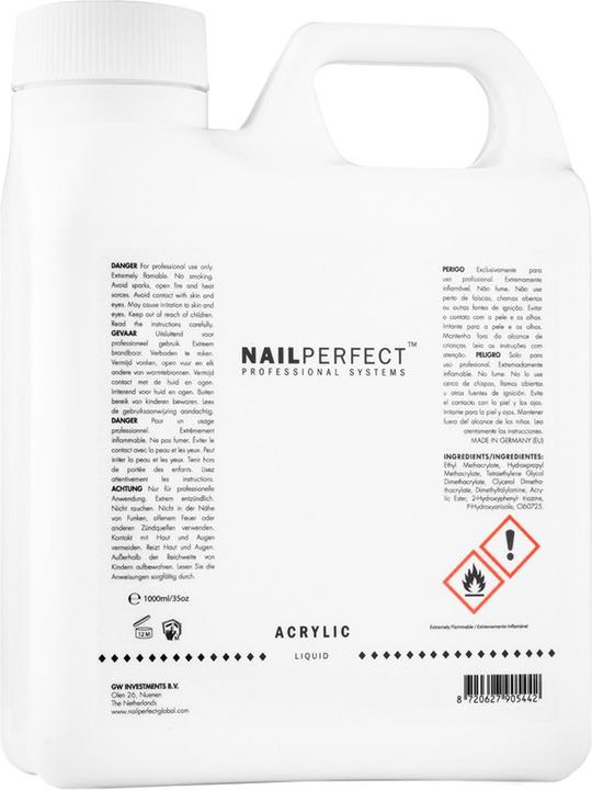 Produktbild Nail Perfect Nagel perfekt - Acrylflüssigkeit - 1000 ml (1000 ml)