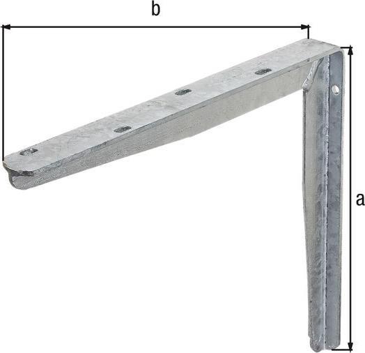 Produktbild GAH Konsole L.400mm H.300mm STA roh TZN Trgf.145kg (1 Stk.)