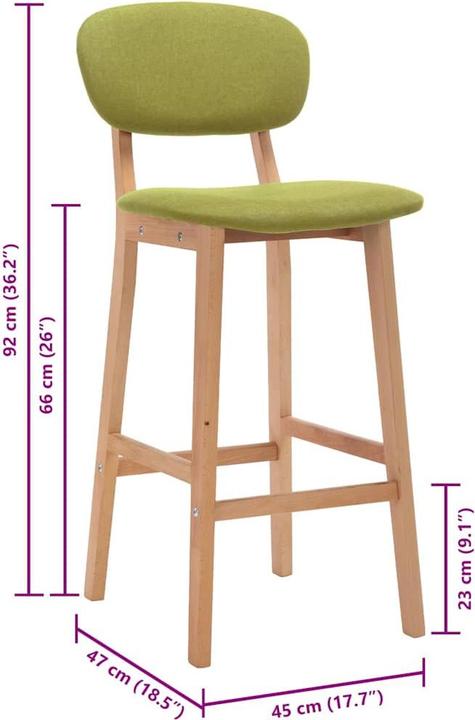 Produktbild vidaXL Barstuhl