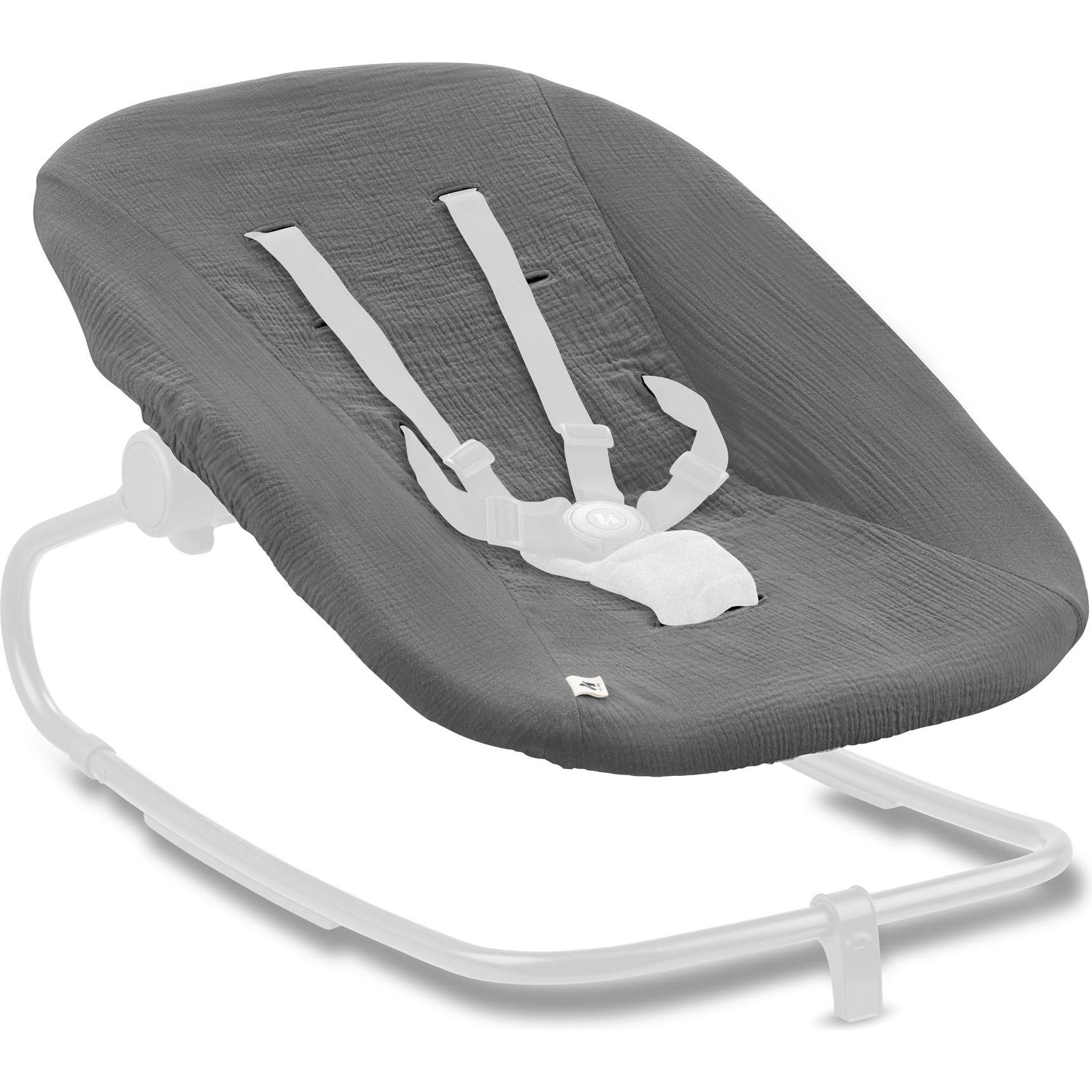Hauck, Hochstuhl Zubehör, Highchair Bouncer Cover Dark Grey