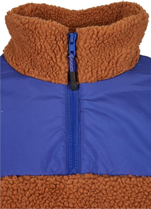 Actual product image Urban Classics Ladies Sherpa 3-Tone Pull Over Jacket (XS)