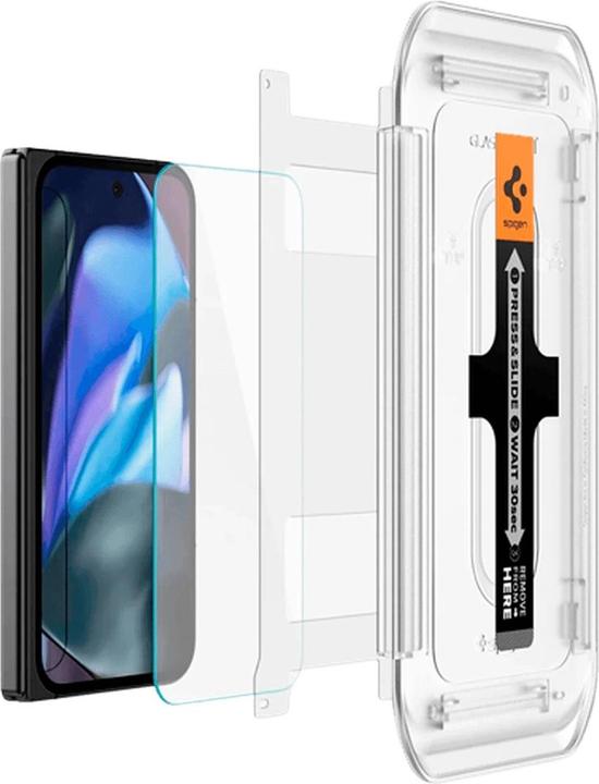 Actual product image Spigen EZ Fit Tempered Glass Clear Screen Protector Google Pixel 9 Pro Fold 2-Pack (2 pcs., Google Pixel 9 Pro Fold)