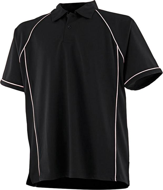 Actual product image Finden & Hales Mens Piped Performance Polo Shirt (5XL)