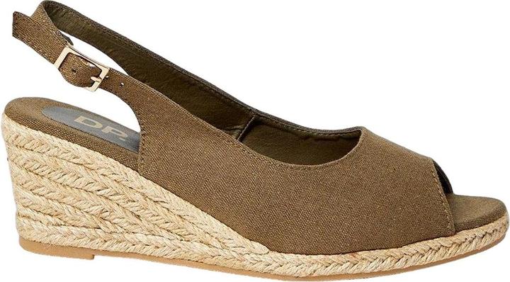 Actual product image Good For The Sole Womens/Ladies Reese Wedge Espadrilles (41)