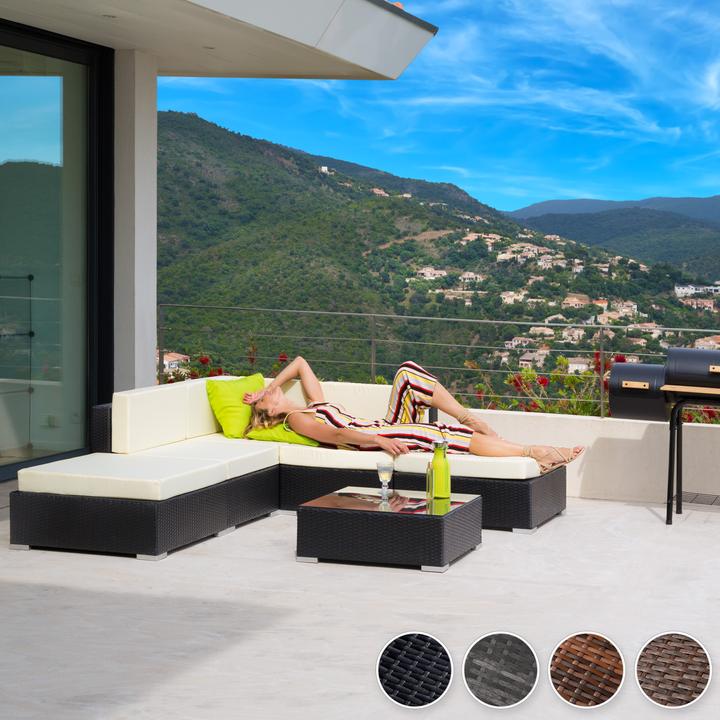 Produktbild tectake Rattan Lounge