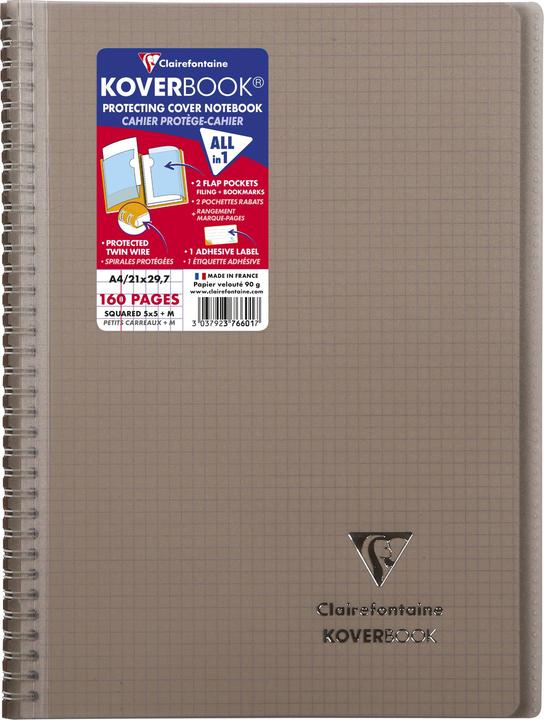 Actual product image Clairefontaine Koverbook (A4, Checked, Hardcover)