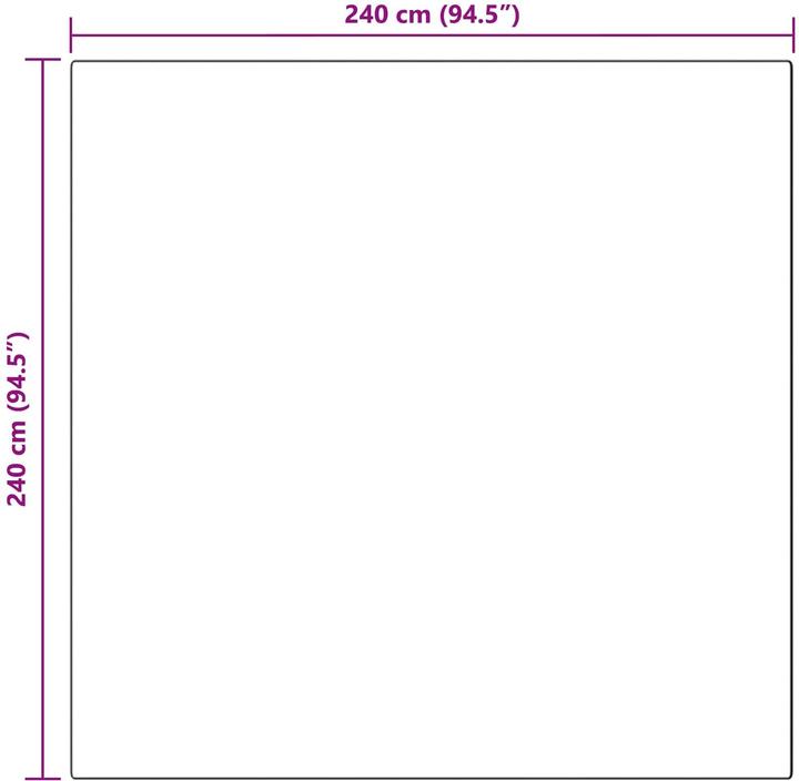 Produktbild vidaXL Wohnzimmerteppich (240 x 240 cm)