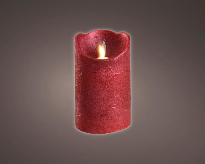 Actual product image Kaemingk Christmas LED candle dancing flame red 12 cm (1x)