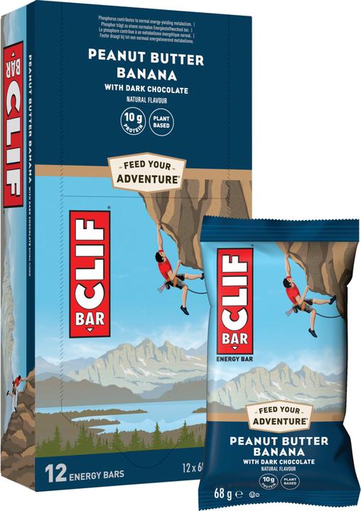 Actual product image Clif Bar Energy bar (Banana, Dark chocolate, Peanut Butter, 12 pcs., 816 g)