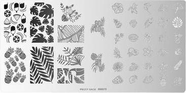 Immagine prodotto Peggy Sage Piastra di timbratura Tropical Punch per Nail Art